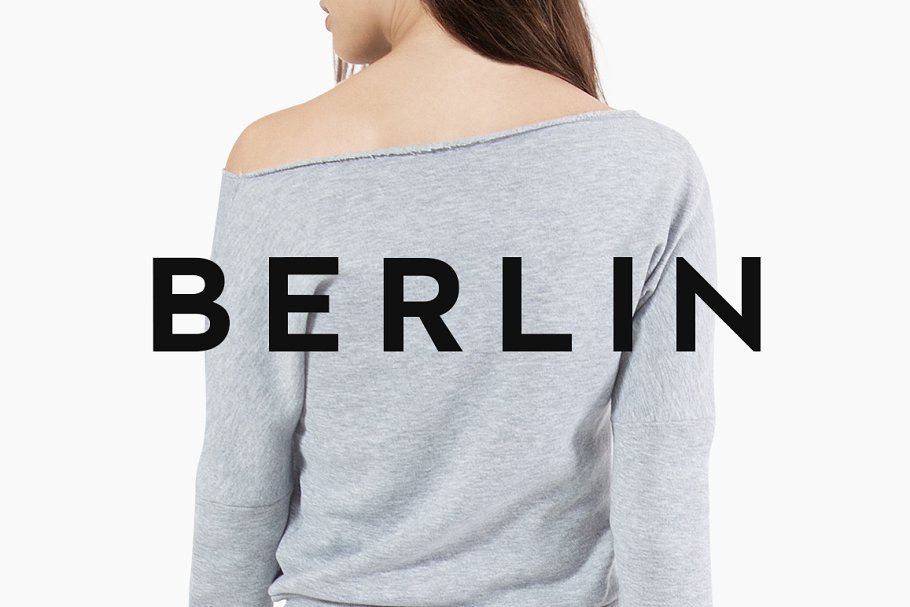 Пример шрифта Berlin #2